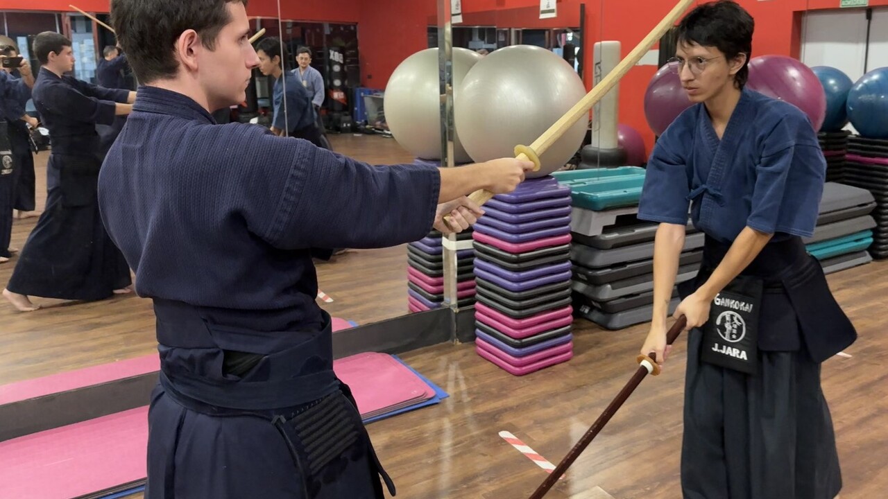 Demostración del kata Ippon-me - Men-Nuki-Men